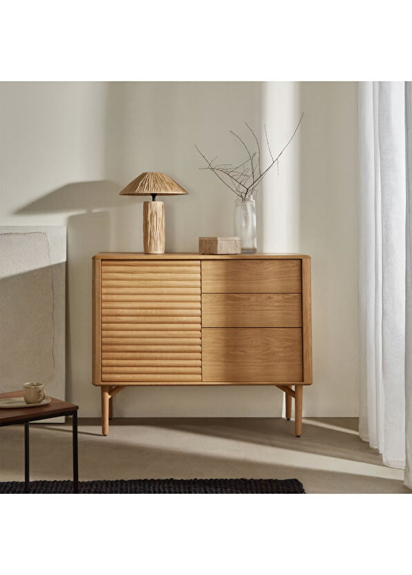 Latanwood Manilva Wooden Console 85x105 cm - 2