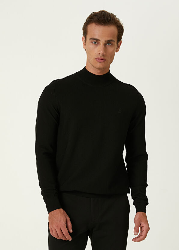 Beymen Club Siyah Pirinç Dokulu Kazak - 3