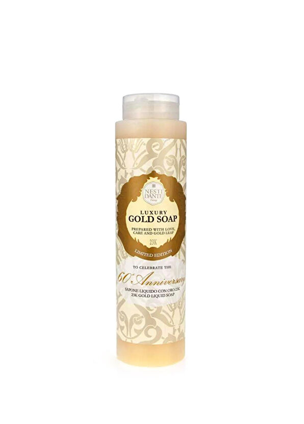 Nesti Dante Luxury Gold Parlatıcı Vegan Bakım Sıvı Sabun 300 ml - 1