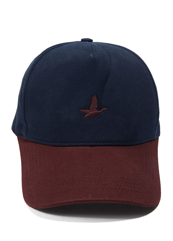 Beymen Club Navy Blue Colorblocked Men's Hat - 2