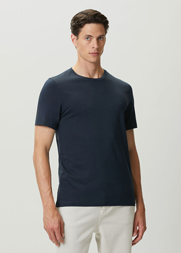 Beymen Club Lacivert Basic T-shirt - 2