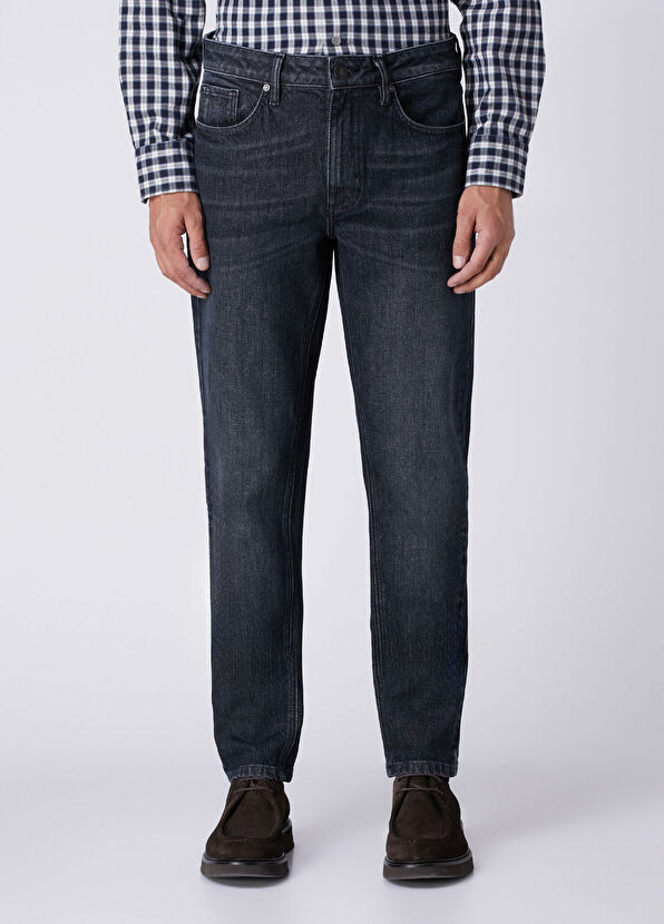 Beymen Club Slim Fit Dark Wash Navy Blue Jeans - 2