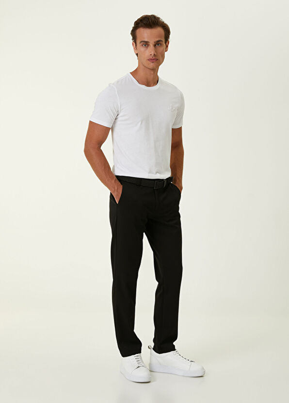 Beymen Club Beyaz Mini Parçalı Kuş Logolu T-shirt - 2