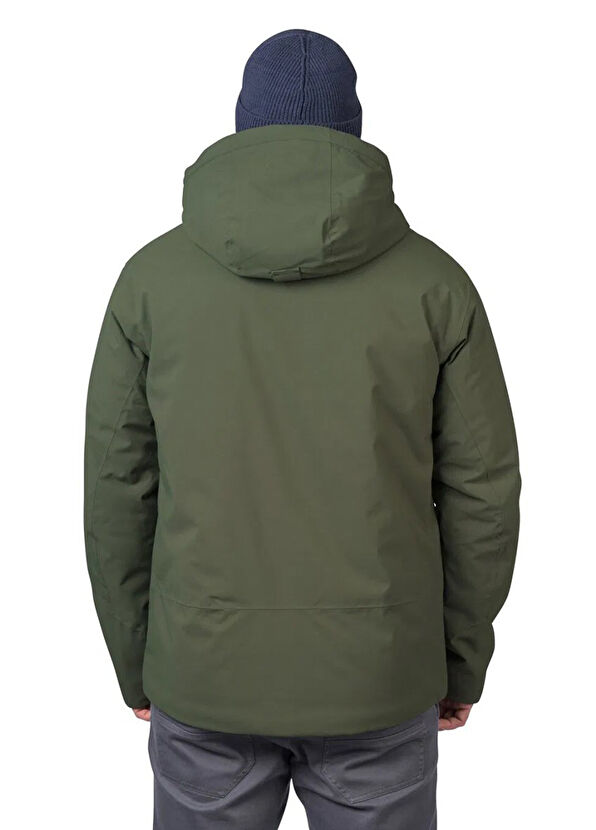 Hannah Derk II Chive Hooded Men's Outdoor Coat - 4