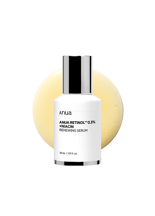 Anua Retinol 0.3% + Niacin Renewing Serum Anti-Wrinkle and Anti-Blemish 8 types of Peptide and Retinol Serum 30ml - 2