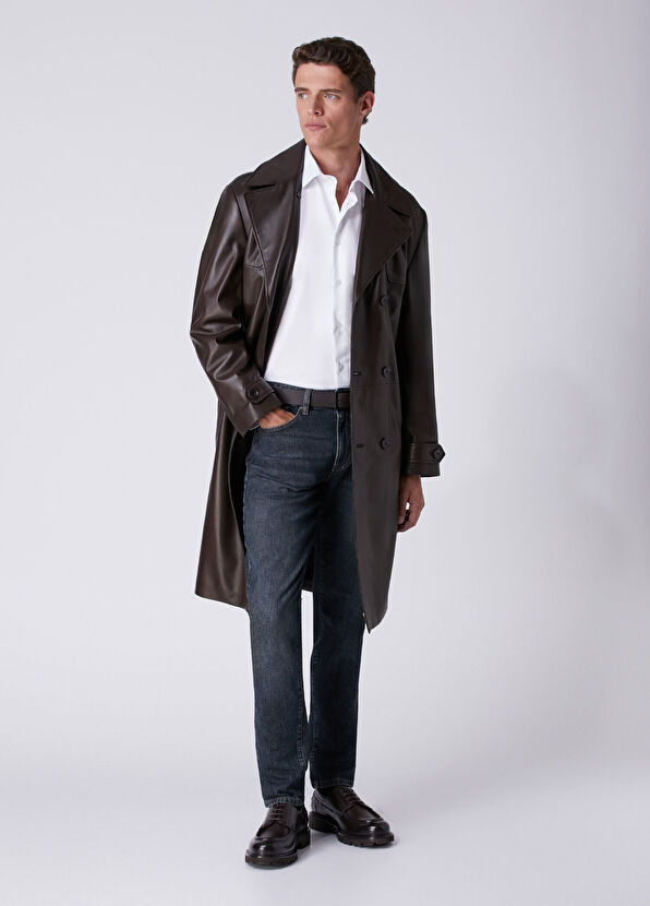 Beymen Club Slim Fit Beyaz Pamuk Saten Non-iron Gömlek - 3