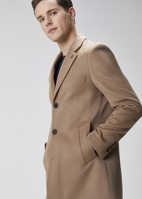 Beymen Club Premium Deve Tüyü Kaşmir Palto - 2