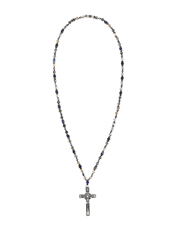 Gwelry Cross Doğal Taş Erkek Kolye - 1
