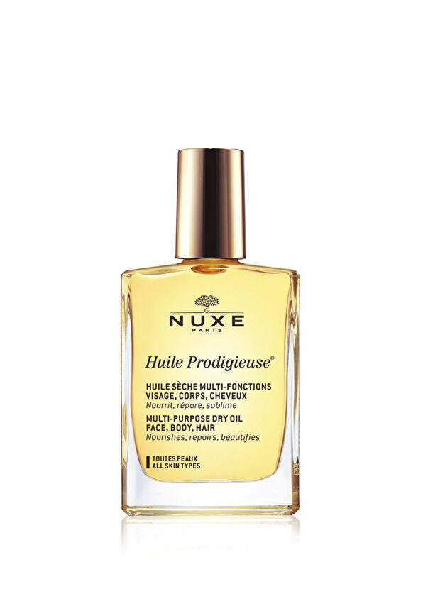 Nuxe Face, Body and Hair Multi-Purpose Dry Oil 30 ml + Body Massage Brush - 2