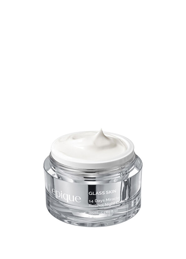 Lepique Glass Skin 14Days Miracle Retinol Night Cream Anti-Wrinkle and Anti-Elasticity Cream Giving the Appearance of Glass Skin 50 ml - 1
