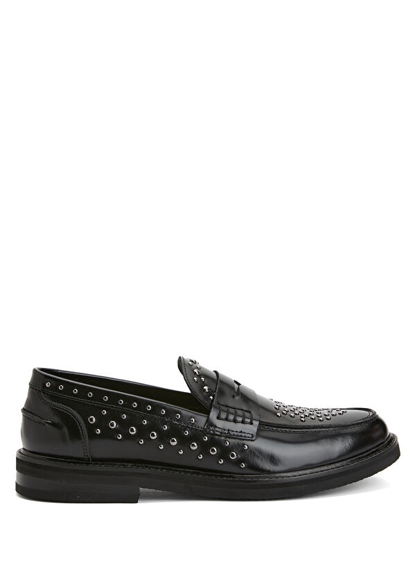 Beymen Club Black Women's Leather Loafer - 1