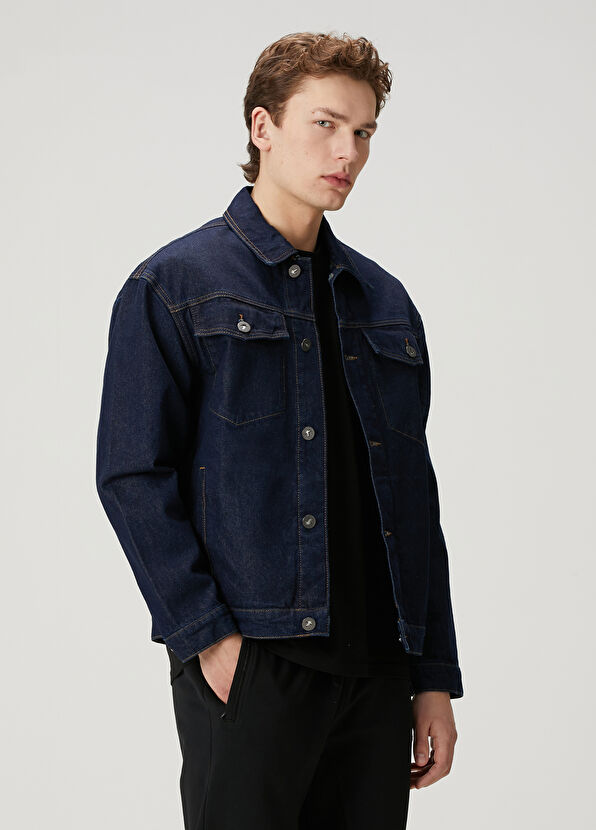 Beymen Club Navy Blue Denim Jacket - 2