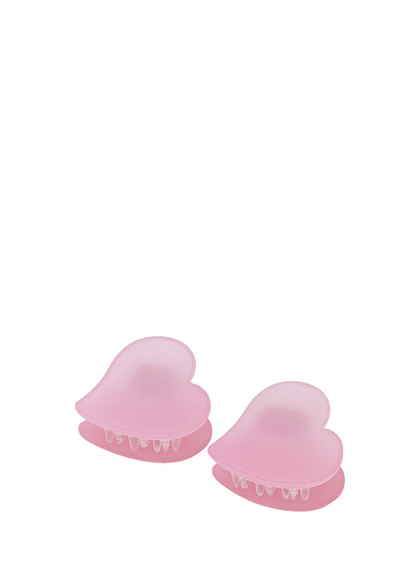 Mini & Kids Mini Kalp Pembe Kız Çocuk Kemik Toka - 1