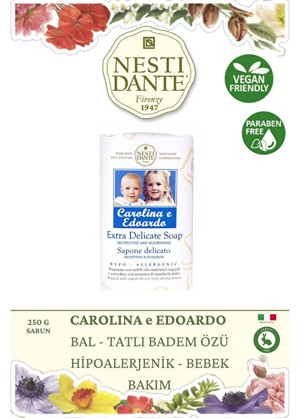 Nesti Dante Hipoalerjenik Vegan Bebek Bakım Sabunu 250 gr - 2