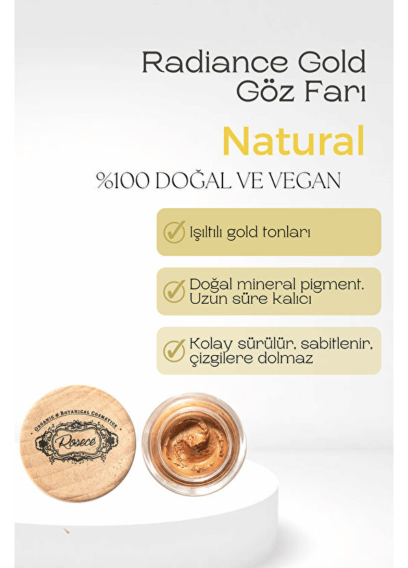 Rosece Sunset Gün Batımı Işıltılı B17 Krem Göz Farı - 2