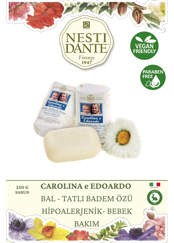 Nesti Dante Hipoalerjenik Vegan Bebek Bakım Sabunu 250 gr - 3