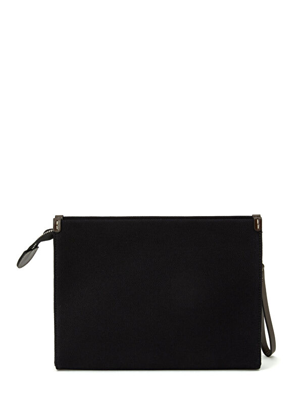 Beymen Club Black Women's Canvas Hand Portfolio - 3