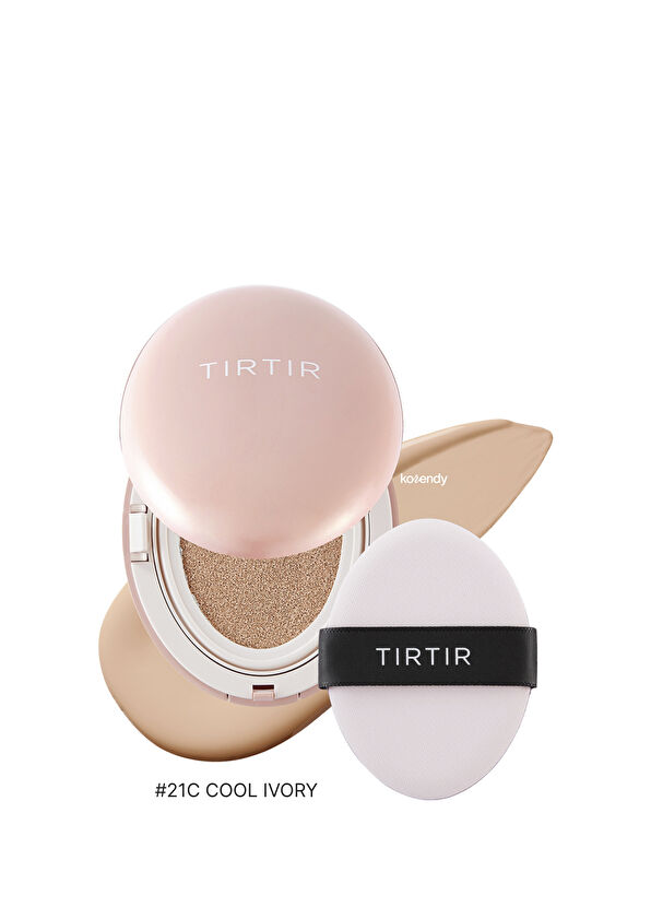 Tırtır Mask Fit All Cover Cushion 21C COOL IVORY Uzun Süre Kalıcı Kusursuz Kapatıcı Mat Bitişli Cushion Fondöten 18 gr - 2