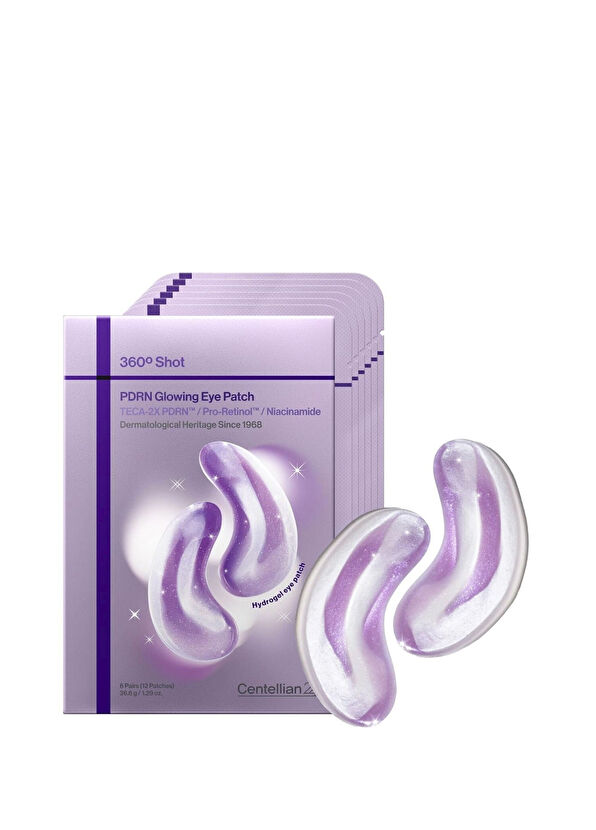 Centellian24 360º Shot PDRN Glowing Eye Patch Anti Aging 6 Pcs Under Eye Pad - 1