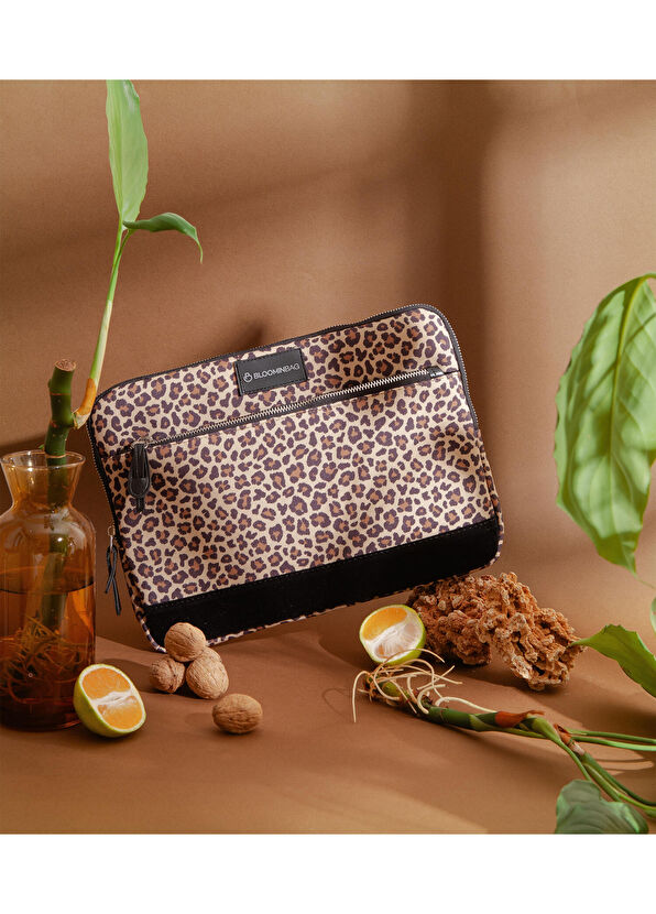 Earthy Leopard Leopar Desenli 13" Macbook Kılıfı - Görsel 5