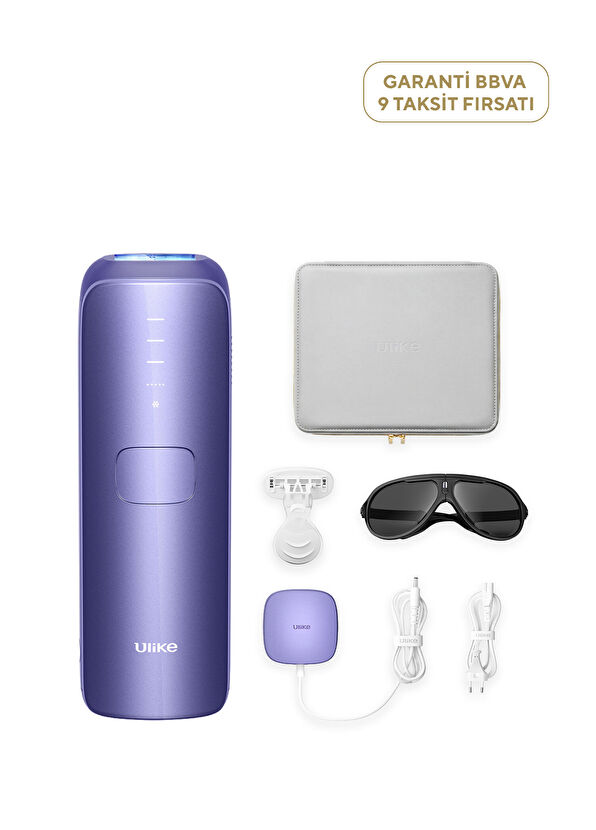 Ulike Air 3 Painless Sapphire Ice Cooling 700,000 Beats Purple IPL Laser Hair Removal Instrument + Leather Box With Gift - 1