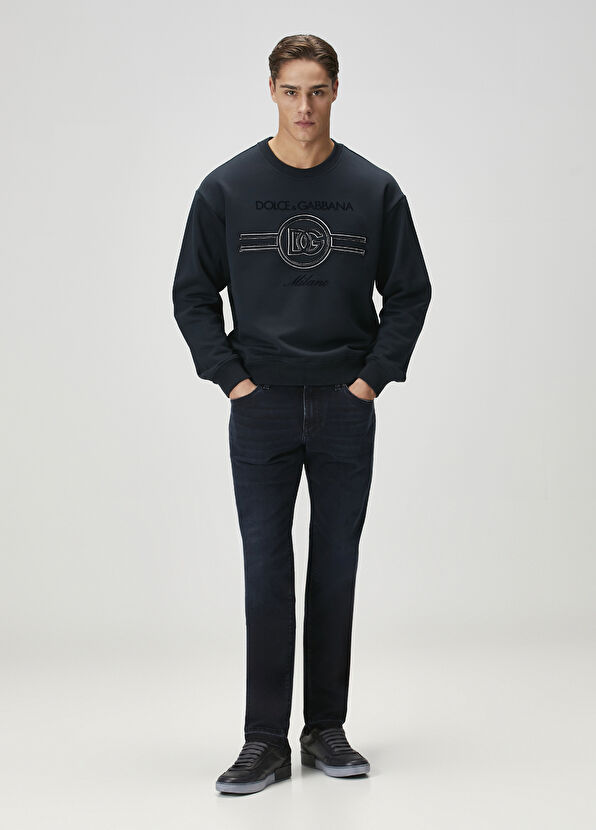 Koyu Lacivert Jean Pantolon - Görsel 3