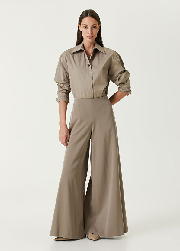 The Row Vizon Wide Leg Yün Pantolon - 1