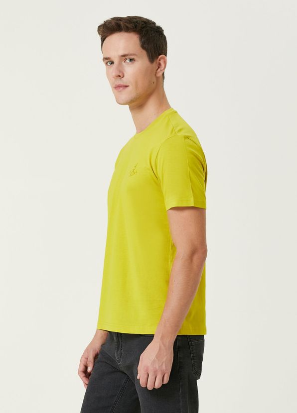 Beymen Club Açık Yeşil Minik Parça Logolu T-shirt - 3