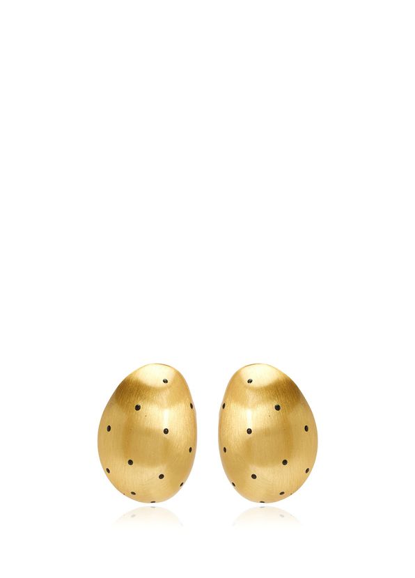 Beymen Club Gold Puantiyeli Kadın Bombe Küpe - 1