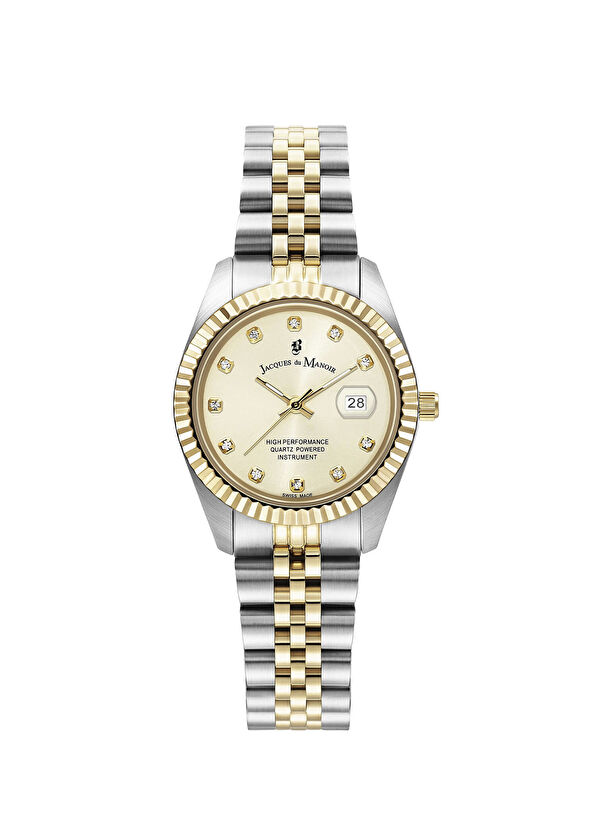 Jacques Du Manoir JWL01201 Metallic Gray Women's Wrist Watch - 1