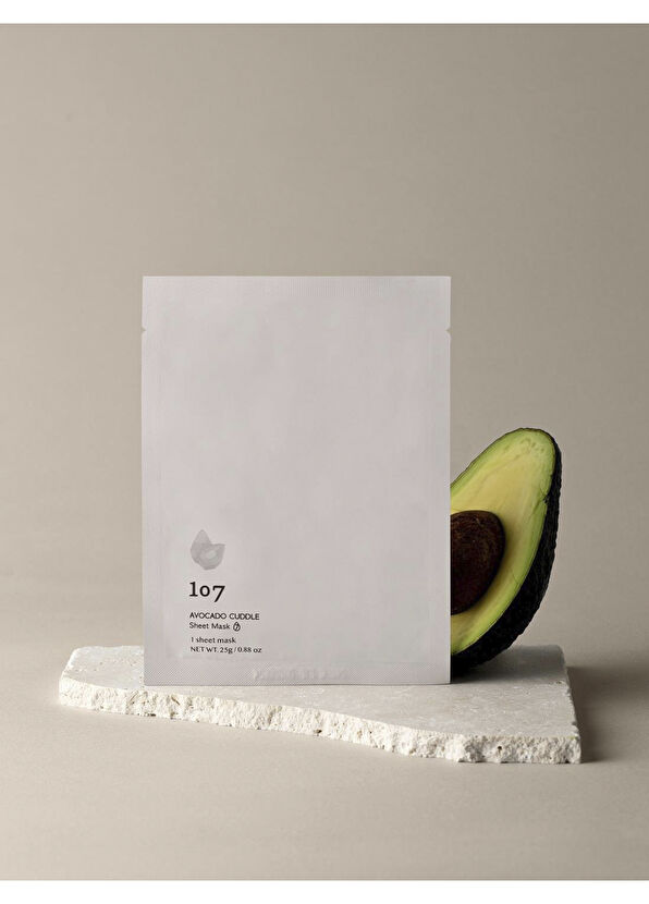 107 Avocado Cuddle Sheet Mask Nemlendirici Yüz Maskesi 5 x 25 gr - 3