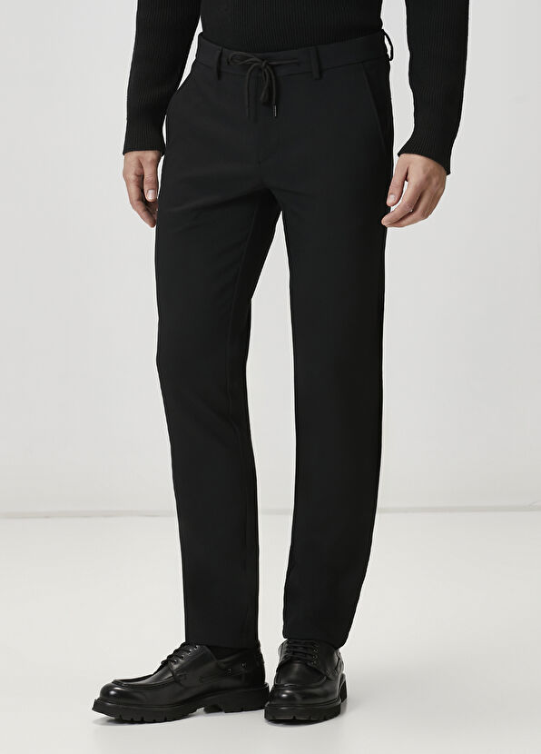 Beymen Club Black Waist Corded Chino Pants - 2