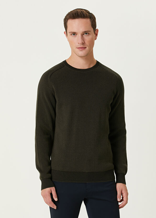 Beymen Club Khaki Wool Sweater - 1