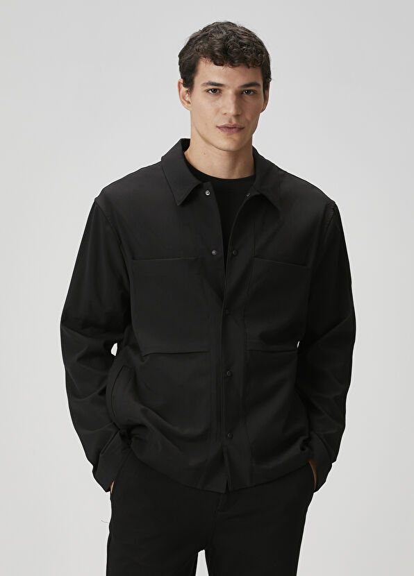 Beymen Club Siyah Dış Gömlek - 1