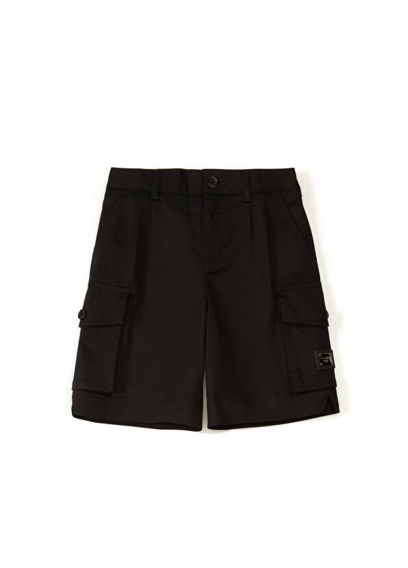 Dolce&Gabbana Siyah Erkek Çocuk Bermuda - 1