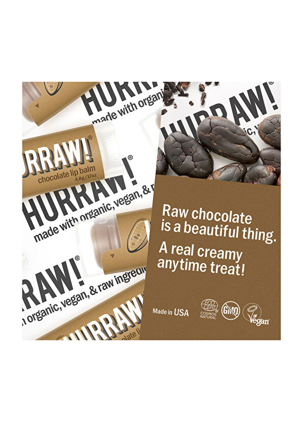 Hurraw Vegan Chocolate Chocolate Dudak Balmı - 2