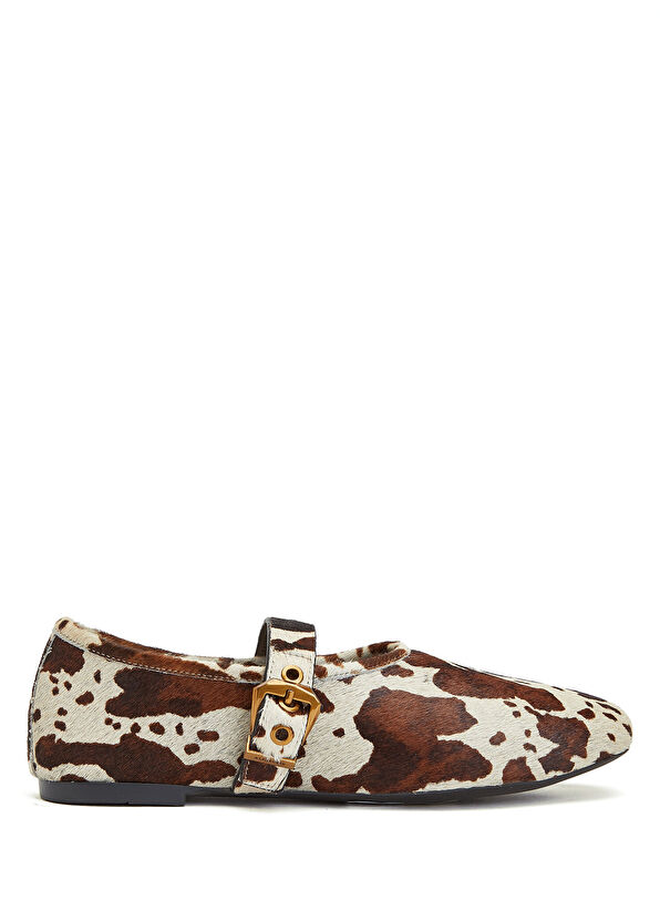 AllSaints Sabine Desenli Deri Babet - 1