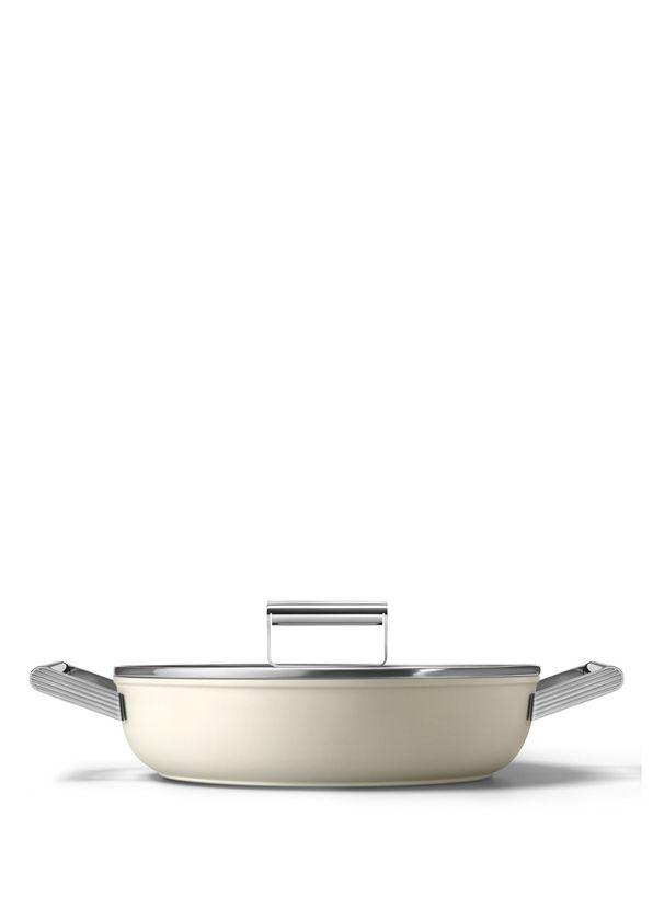 Smeg - Cookware 50'S Style Cream Rice Cooker 28 cm