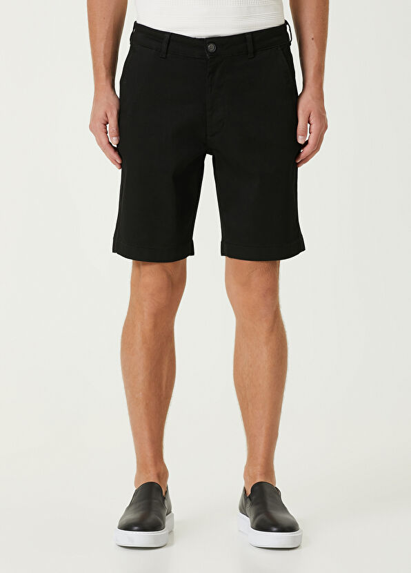 Beymen Club Black Denim Shorts - 2