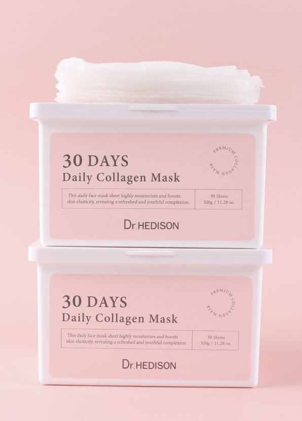 Dr. Hedison 30 Days Daily Collagen Collagen Moisturizing Face Mask 30 Pieces - 2