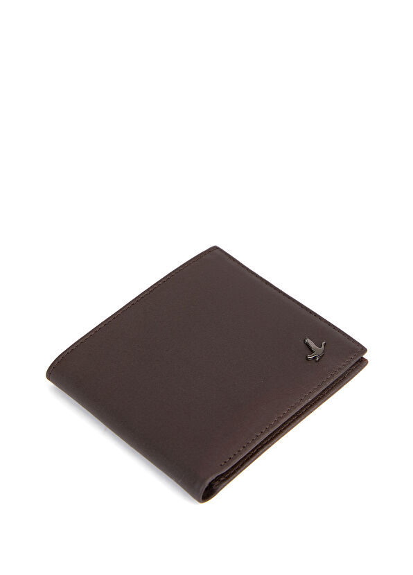 Beymen Club Kahverengi Logo Detaylı Erkek Deri Cüzdan - 4