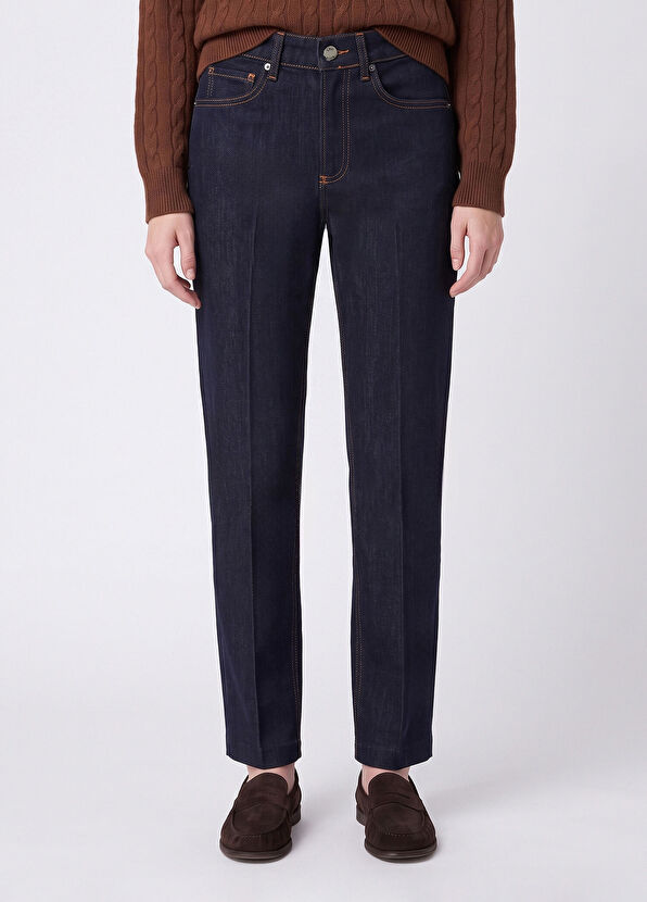 Beymen Club Straight Fit Lacivert Jean Pantolon - 2