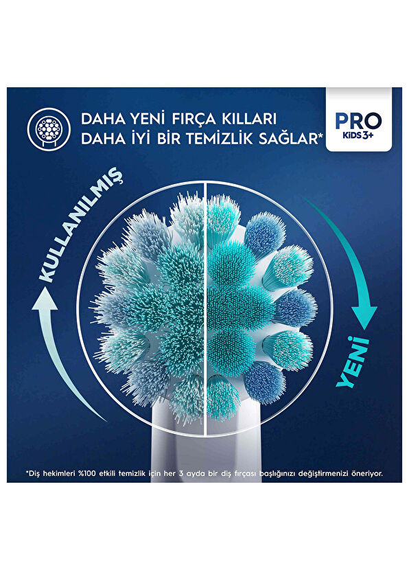 Oral-B Pro Kids Spiderman 2'li Şarjlı Diş Fırçası Yedek Başlığı - 3