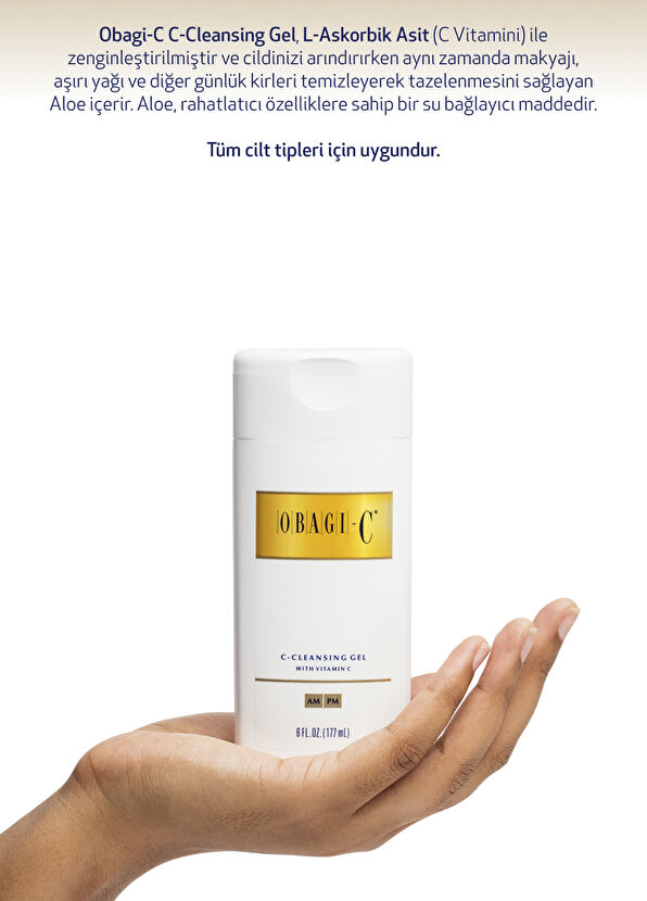 Obagi Medical System C-Cleansing Gel Arındırıcı Yüz Temizleme Jeli 180 ml - 3