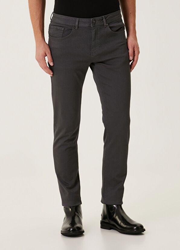 Beymen Club Slim Fit Anthracite Non-Denim Trousers - 2