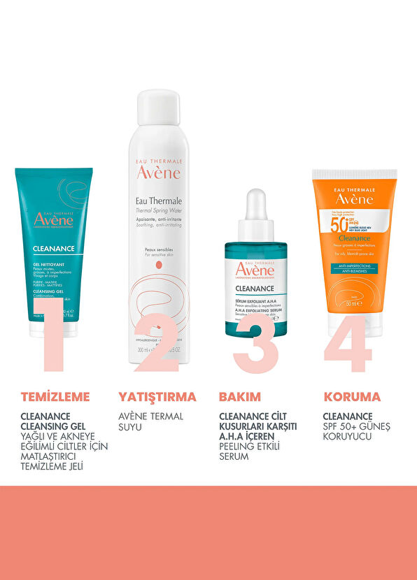 Avene Cleanance Cleansing Gel Yağlı ve Akneye Eğilimli Ciltler İçin Matlaştırıcı Temizleme Jeli 200 ml - 4