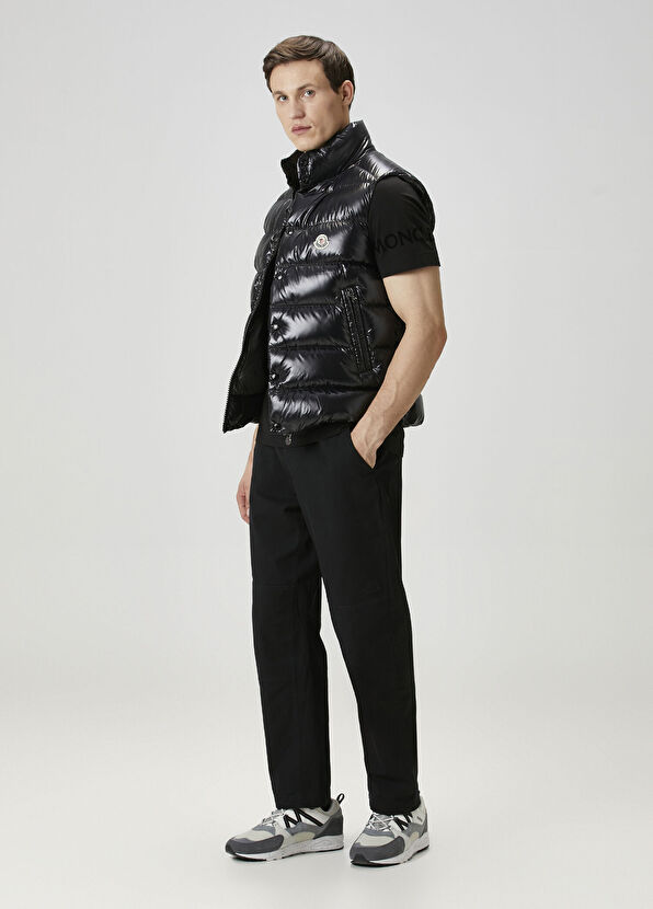 Siyah Puff Yelek - Görsel 4