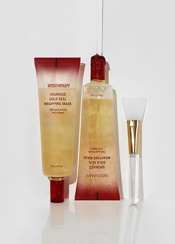 Meditheraphy Shumage Gold Seal Wrapping Sıkılaştırıcı Yaşlanma Karşıtı Jel Yüz Maskesi 90 gr - 2