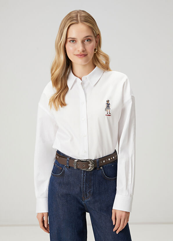 Beymen Club Clubby White Oxford Shirt - 1