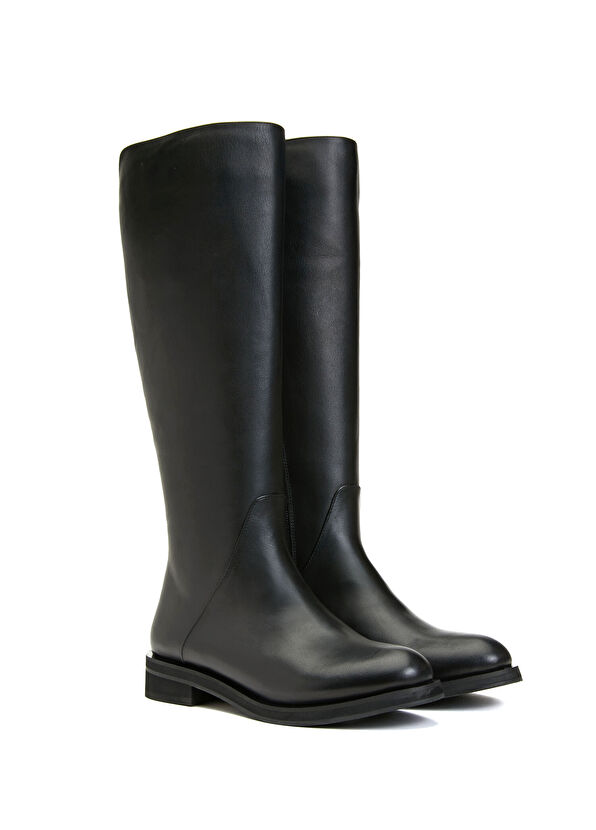 Beymen Club Siyah Kadın Deri Çizme - 2